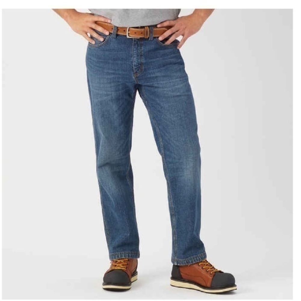 Duluth men’s flex ballroom denim wash relaxed for jeans 40x28